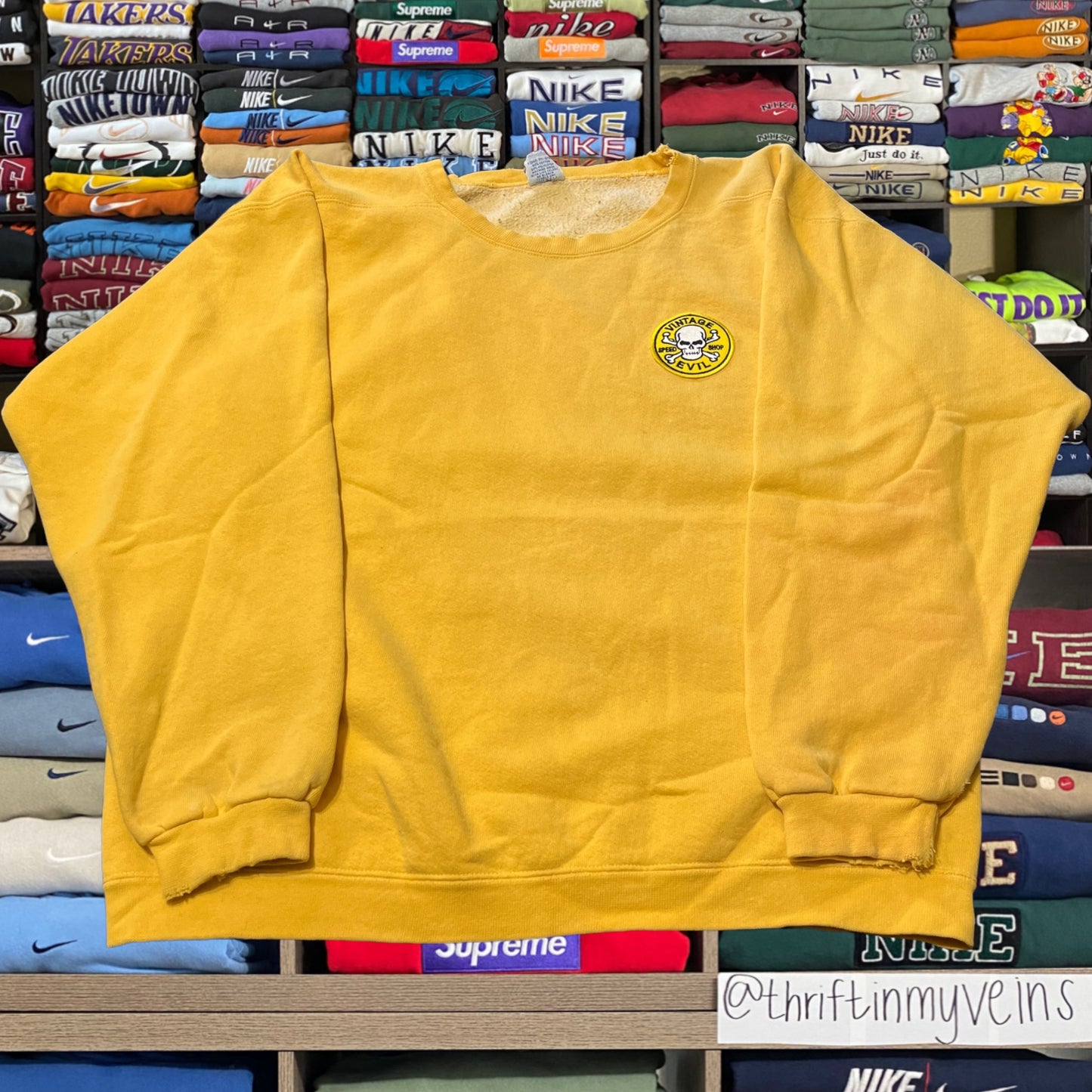 90s biker motorcycle sweater