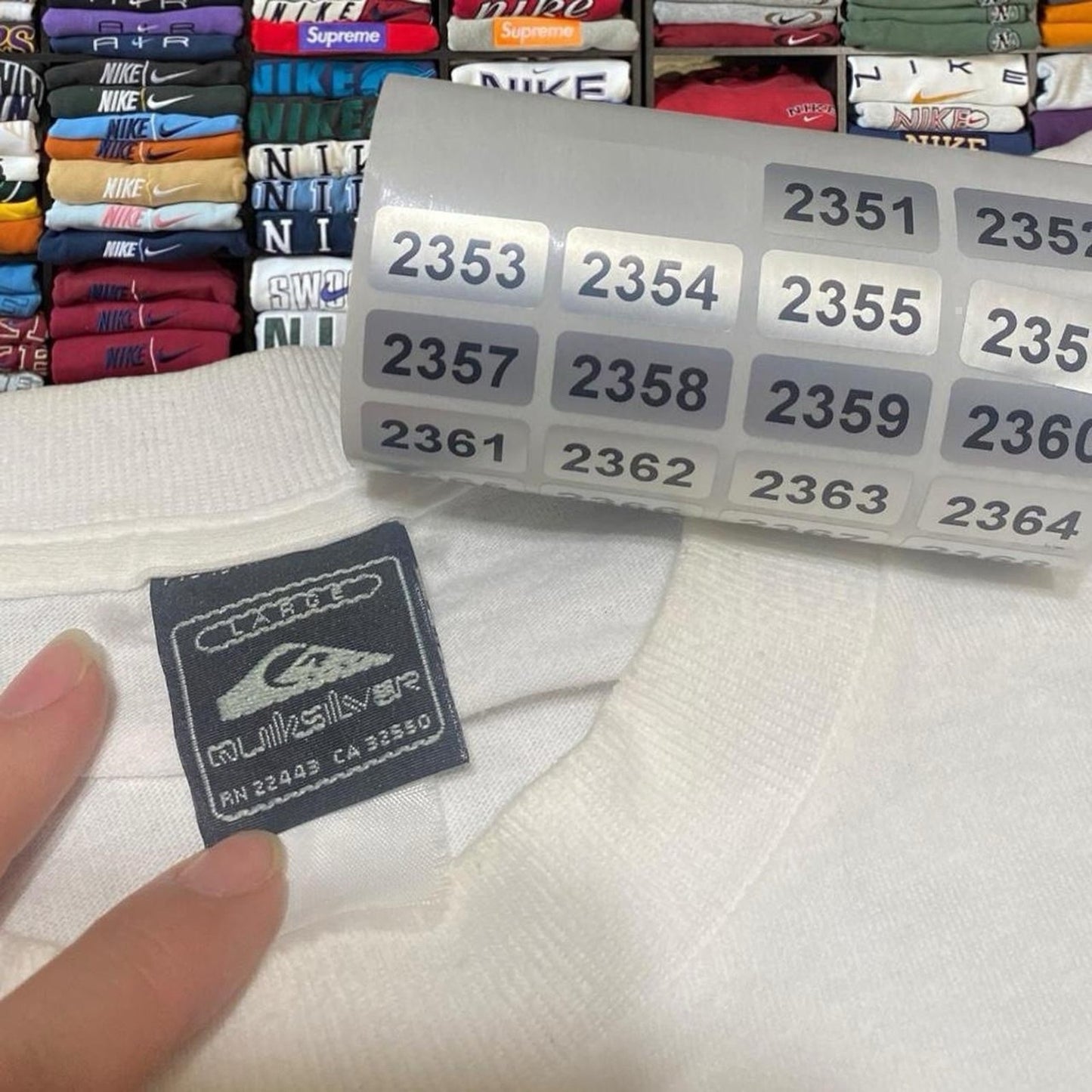 Vintage 90s quiksilver Surf Sweater/Shirt Large
