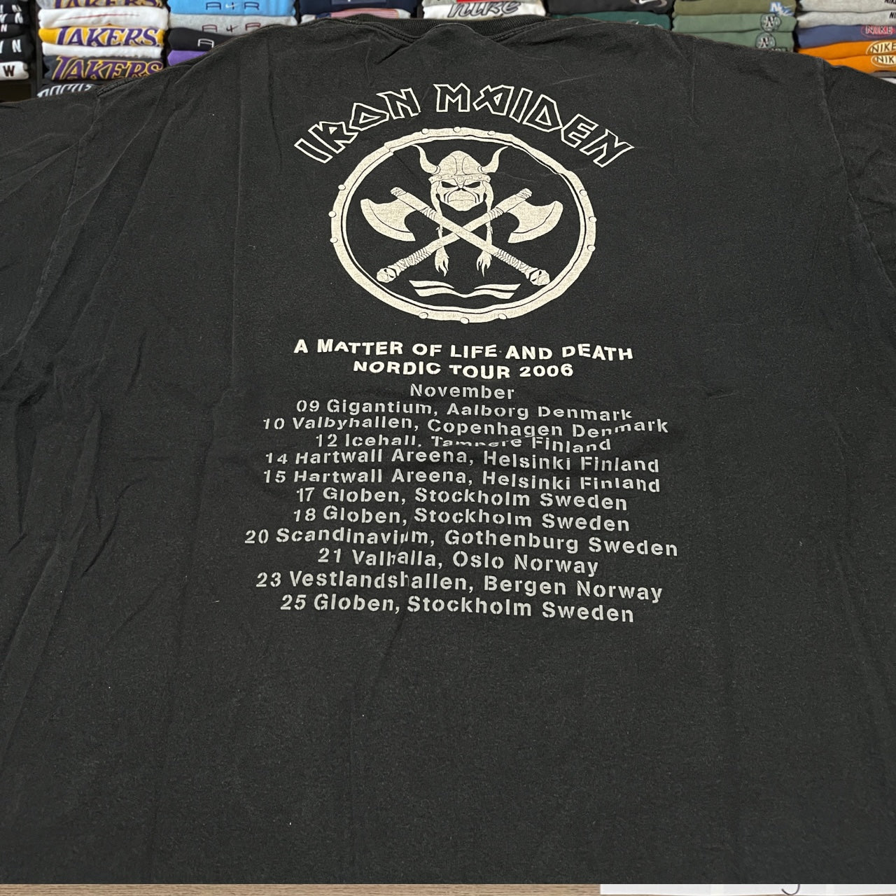 Vintage Y2K 2003 Iron Maiden band tee