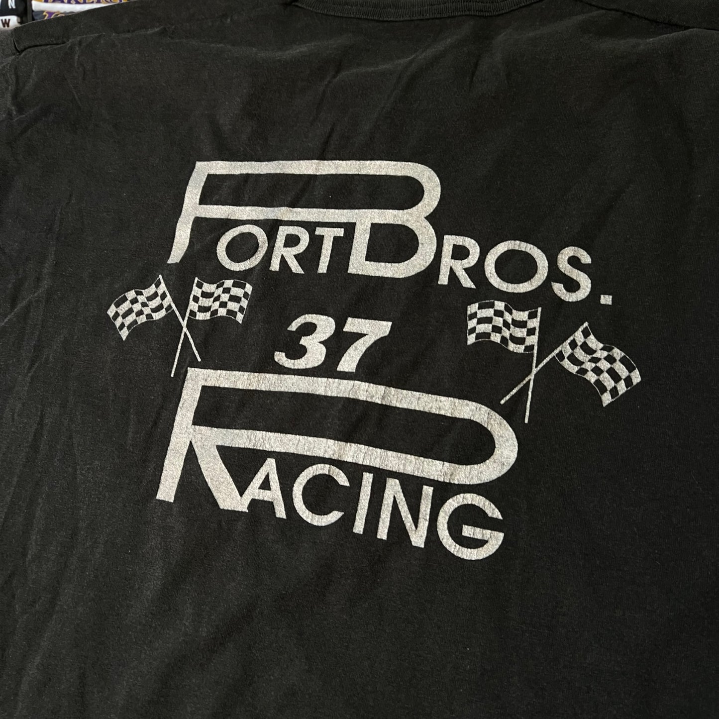 90s flying race car shirt