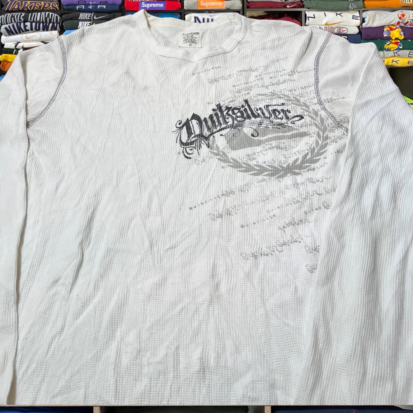 vintage y2k quiksilver skater shirt