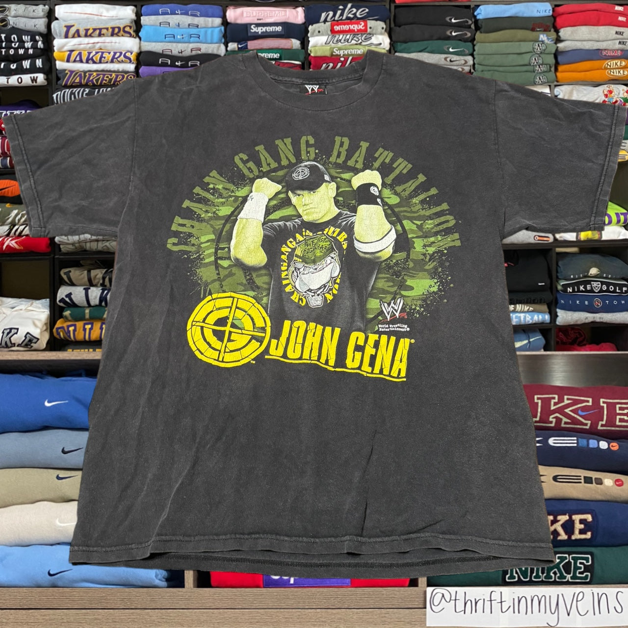Vtg John cena black shirt