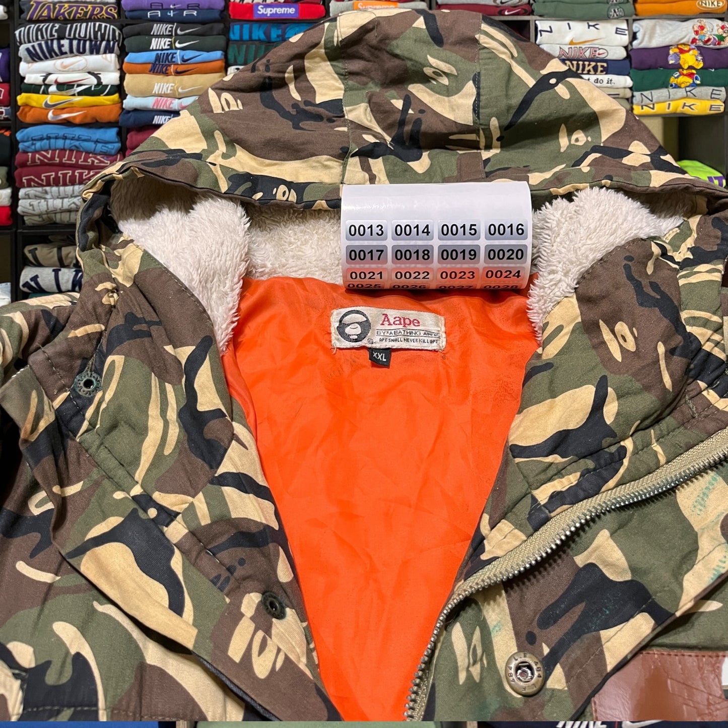 vintage y2k ape camo jacket