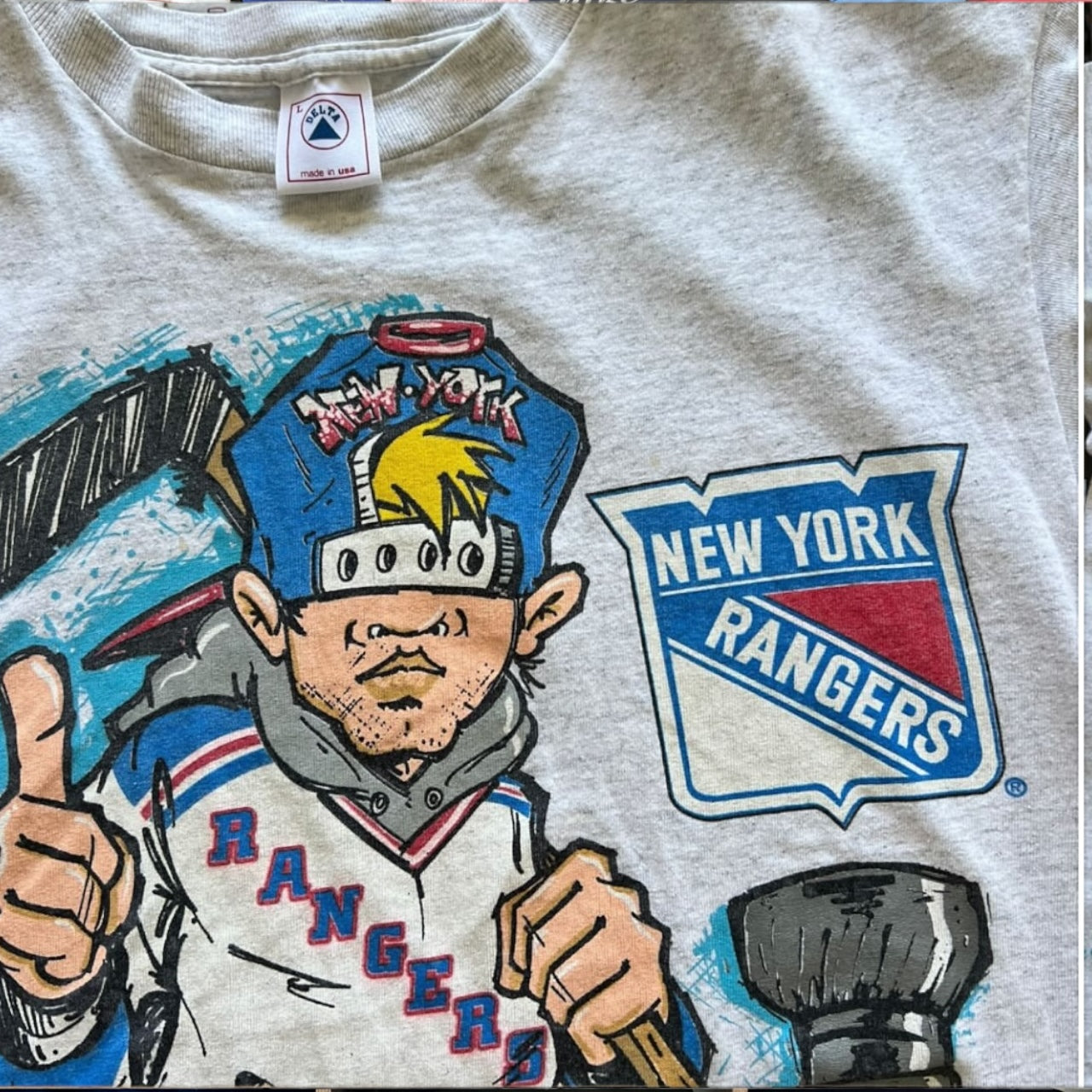 1994 New York rangers nhl hockey shirt ( large )