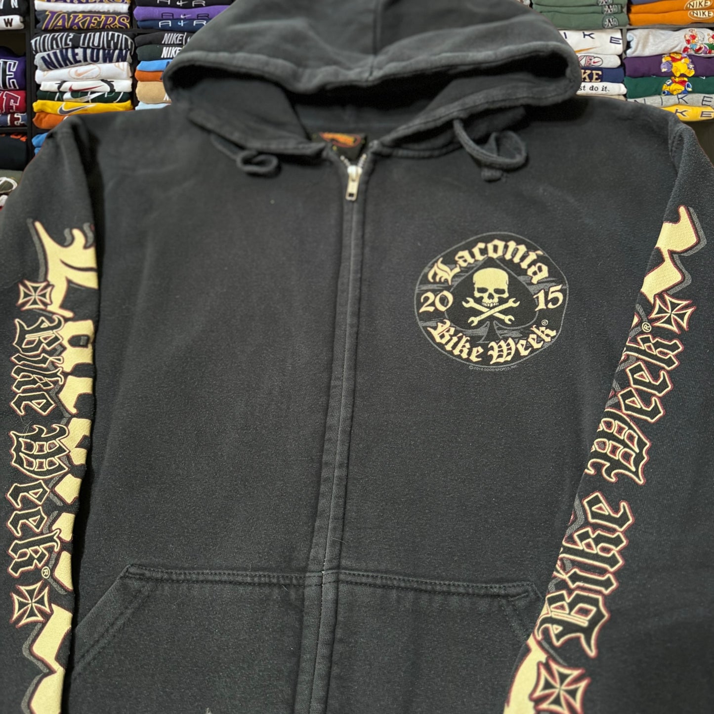 Y2K Laconia biker motorcycle hoodie