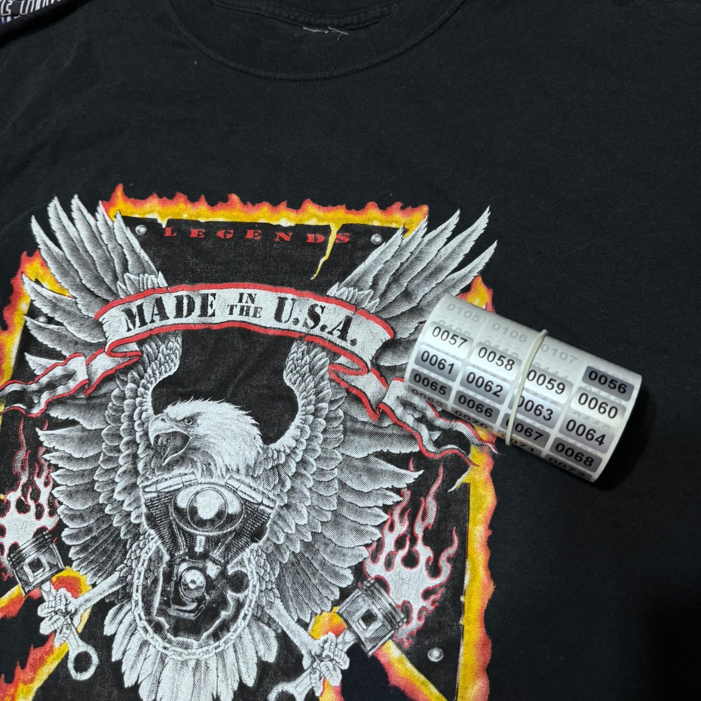 90s biker motorcycle eagle shirt