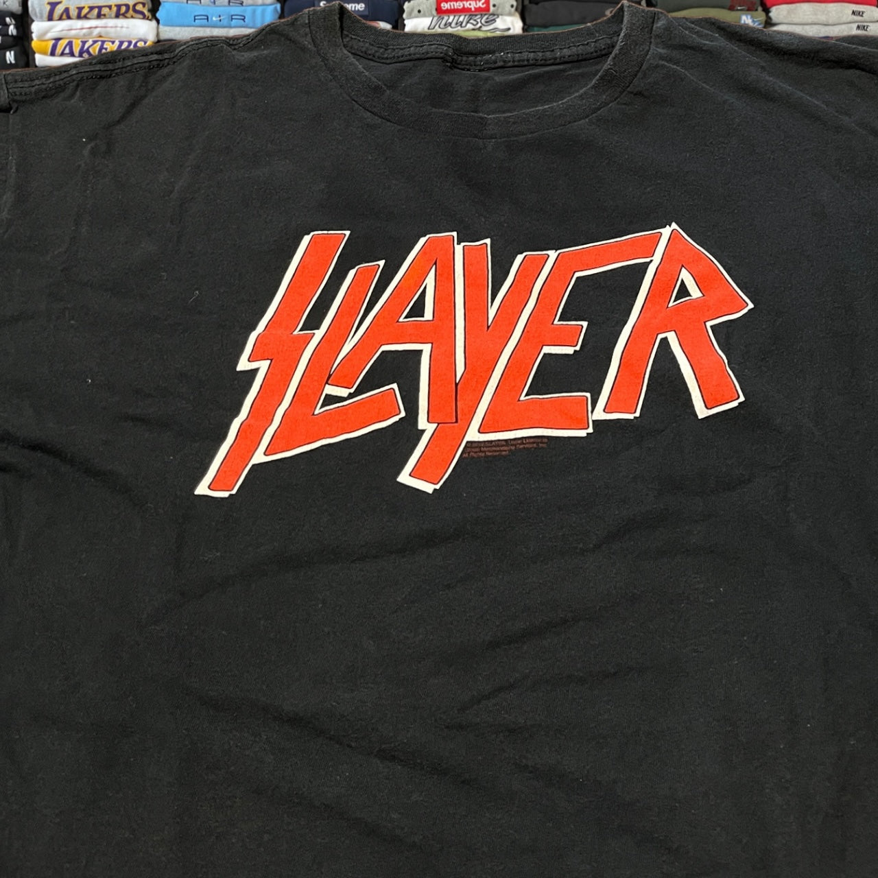 Y2K slayers band tee shirt