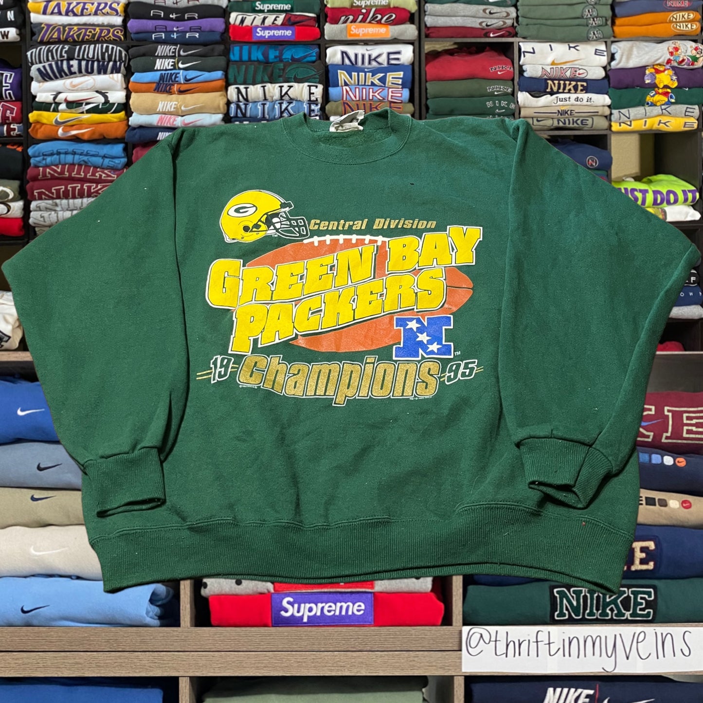 90s Green Bay packers nfl football sweater