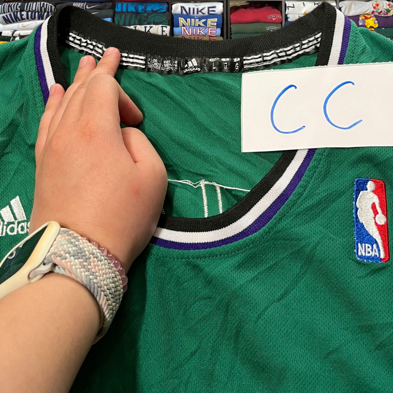 Y2K ray Allen Milwaukee bucks nba basketball jersey