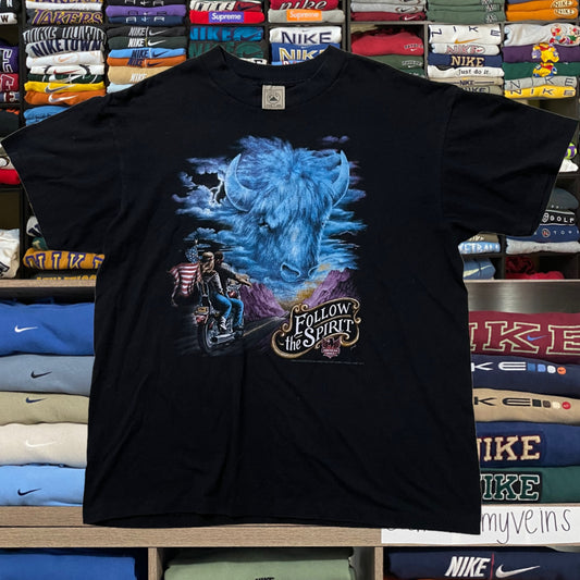 Vintage 90s biker motorcycle biking shirt
