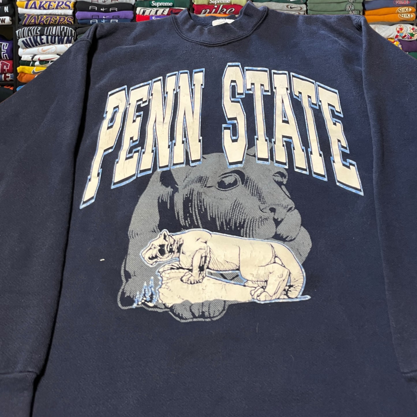 90s penn state university sweater