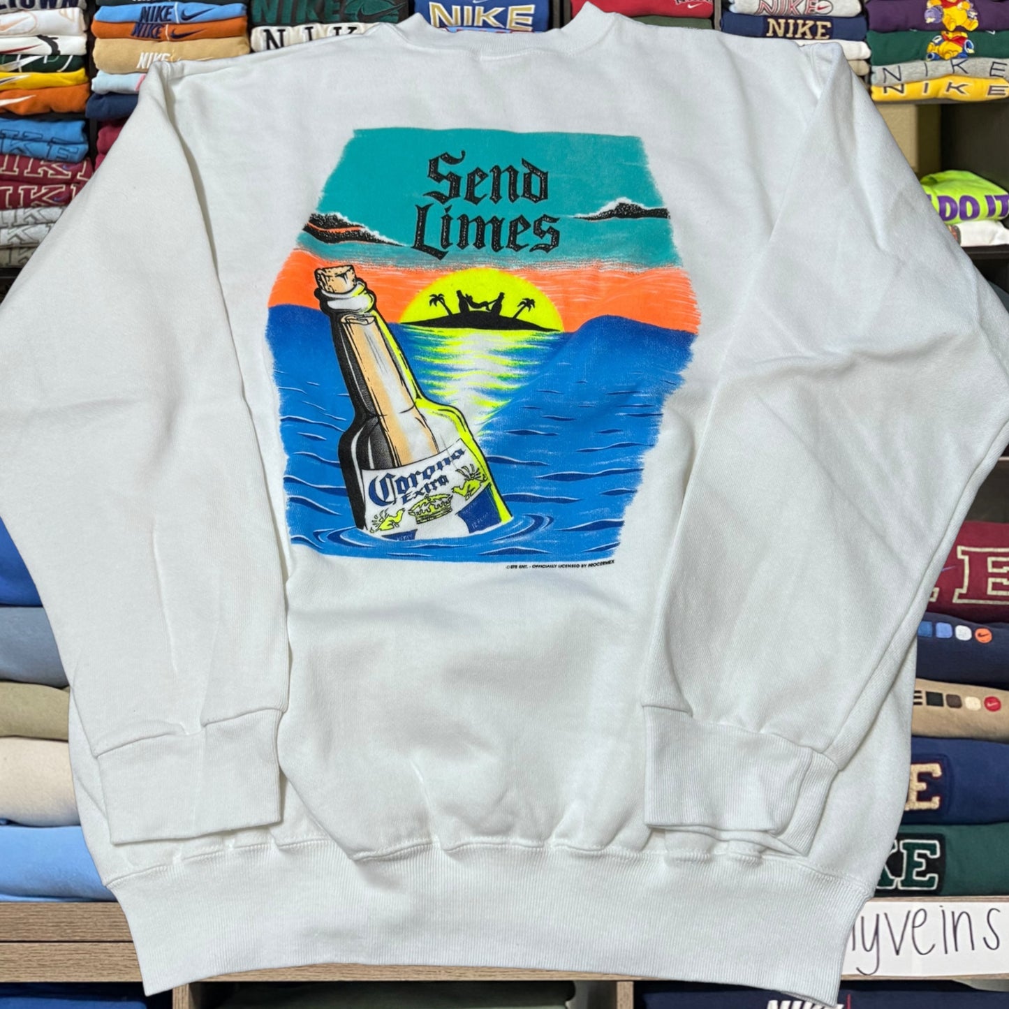 90s corona extra sweater