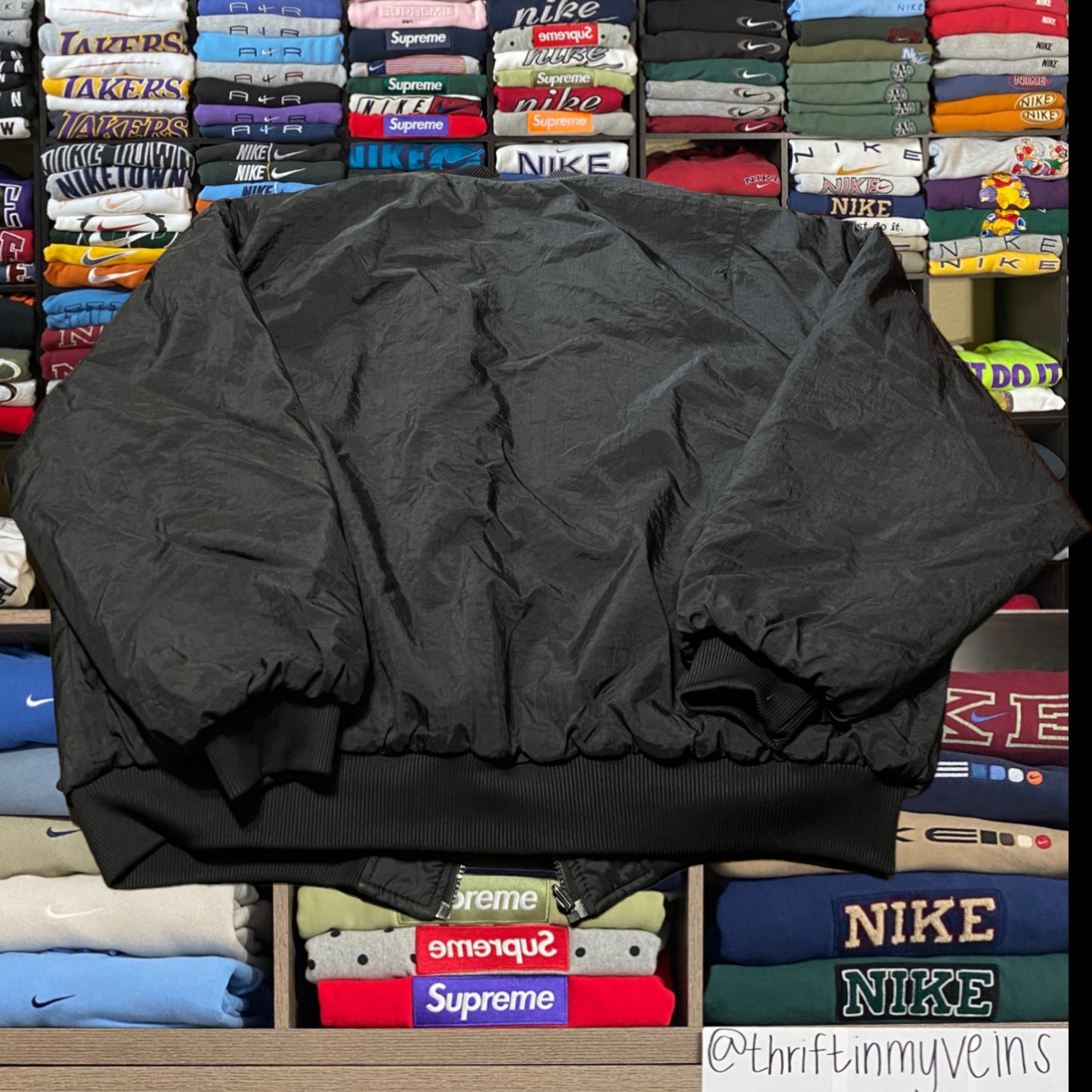 vintage 90's reversible nike windbreaker (large)