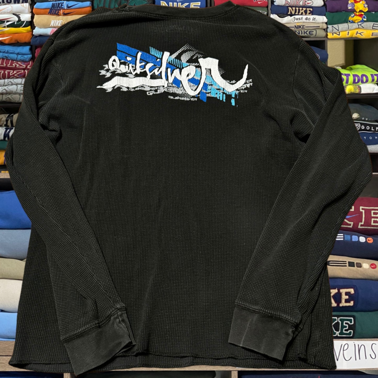 Y2K Black Quiksilver shirt