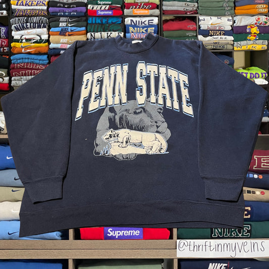 90s penn state university sweater
