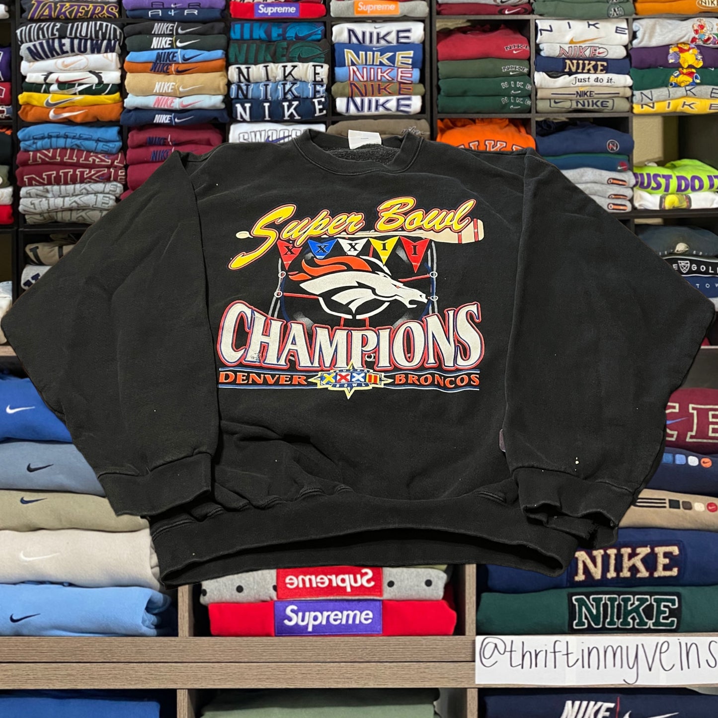 90s Denver broncos nfl football sweater