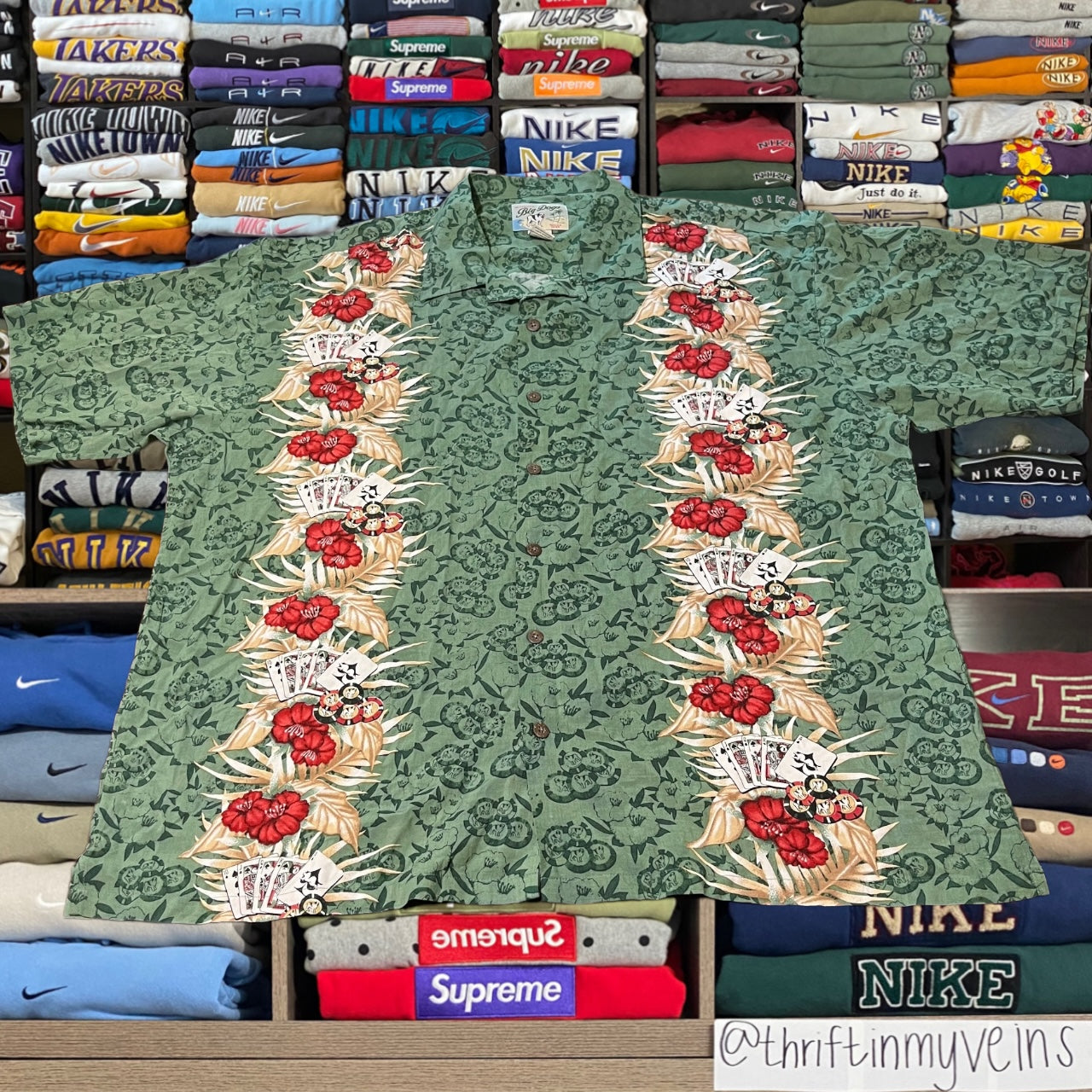 Big dog poker button up shirt
