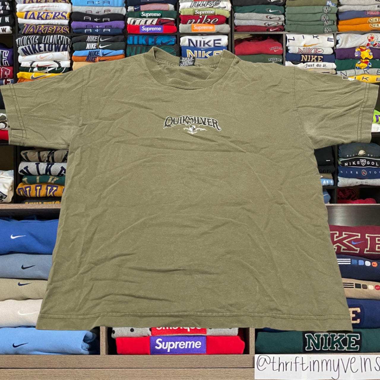 Y2K quiksilver skater shirt