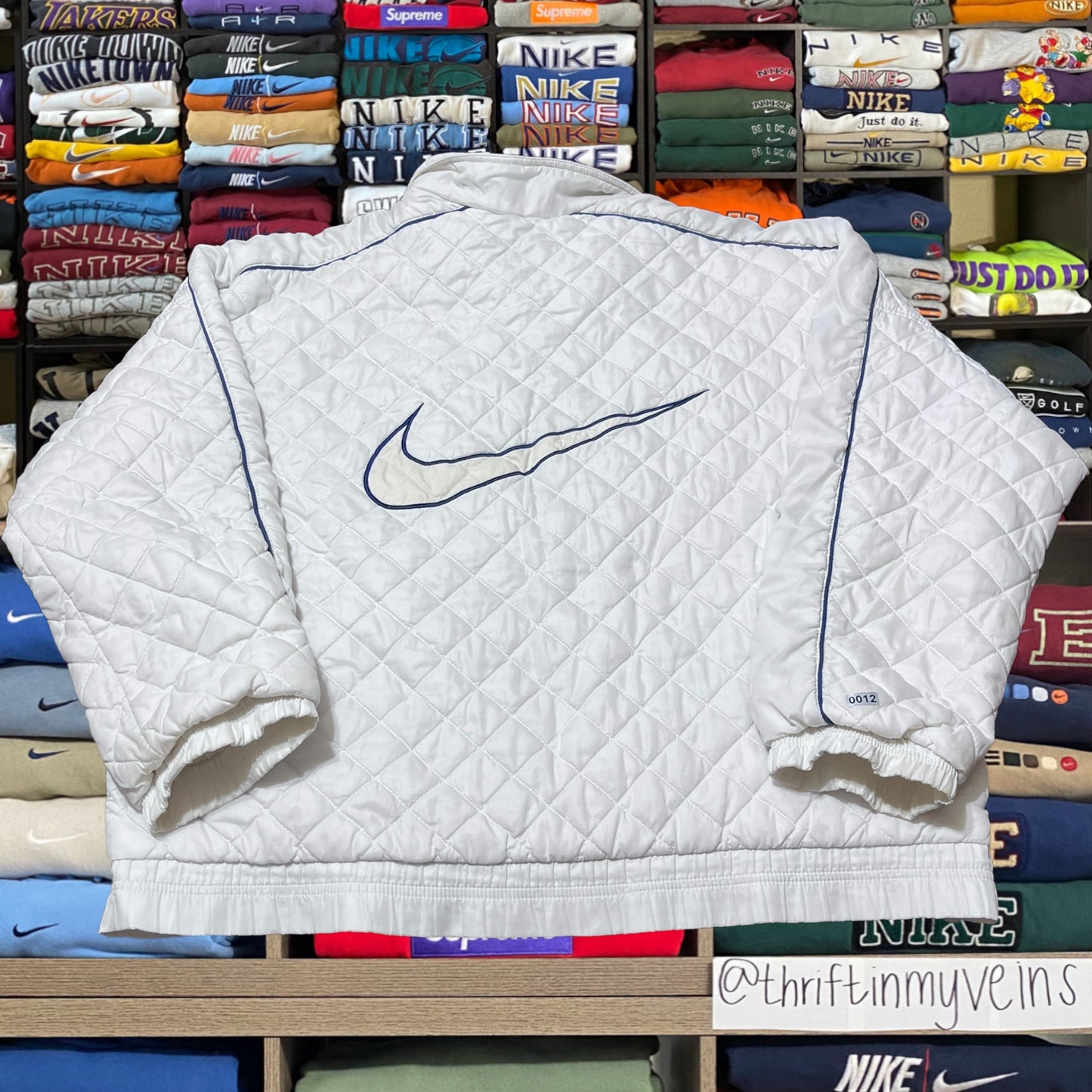 vintage 90s nike puffer jacket