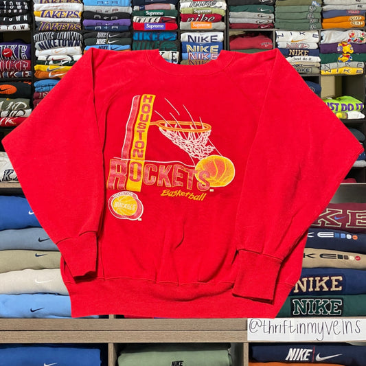 90s houston rockets nba sweatshirt (Large)