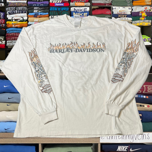 Y2K Harley Davidson biker motorcycle shirt