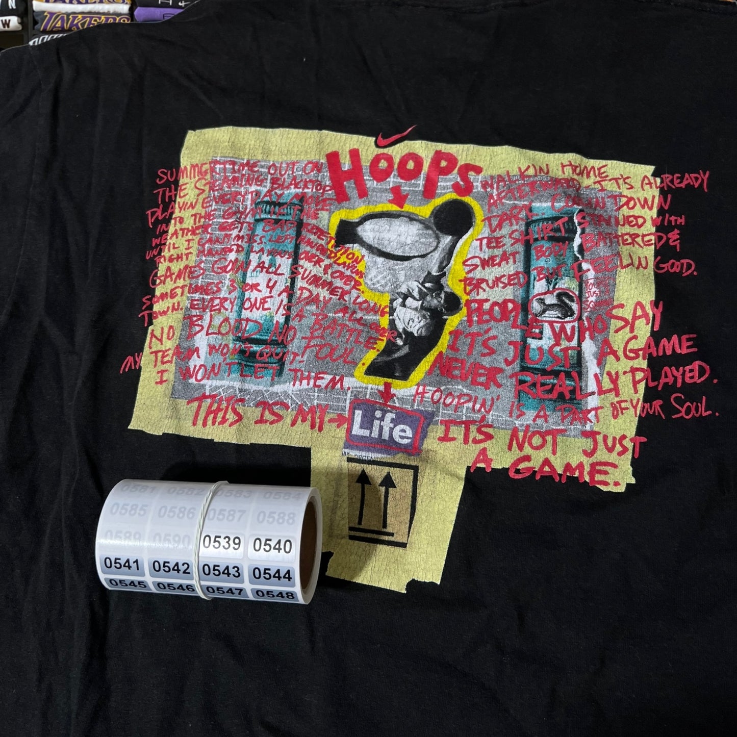 90s Nike x hoops Michael Jordan shirt