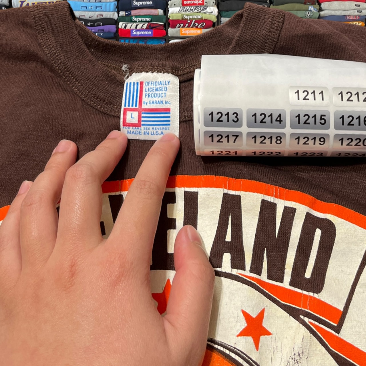 90s Cleveland browns nfl football shirt