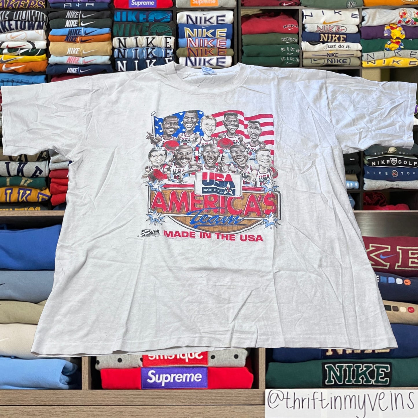 1992 dream tea USA shirt (xxl)