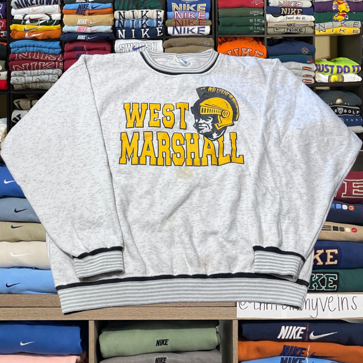 90s west Marshall university sweater