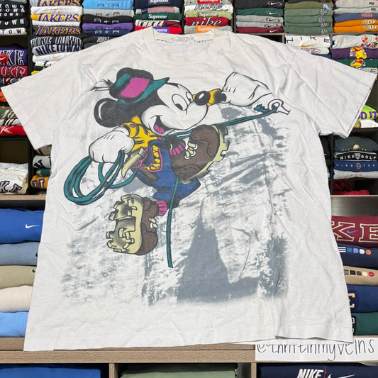90s Mickey Mouse Disney Indiana jones shirt