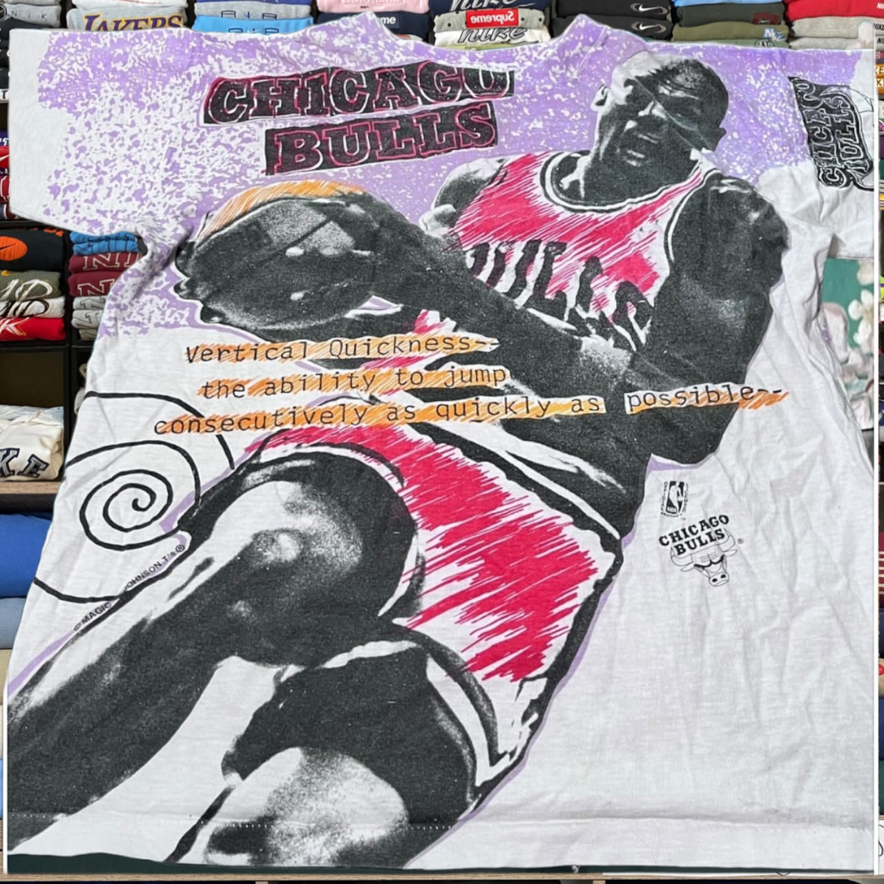 90s Michael Jordan all over print