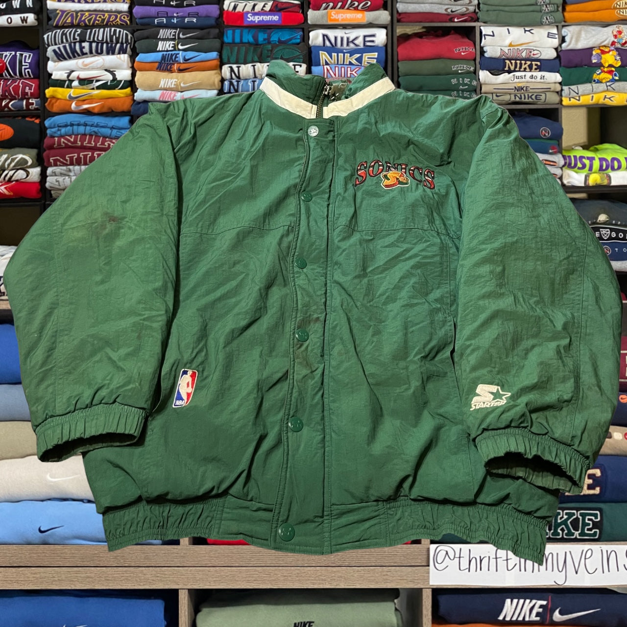 90s Seattle SuperSonics puffer jacket