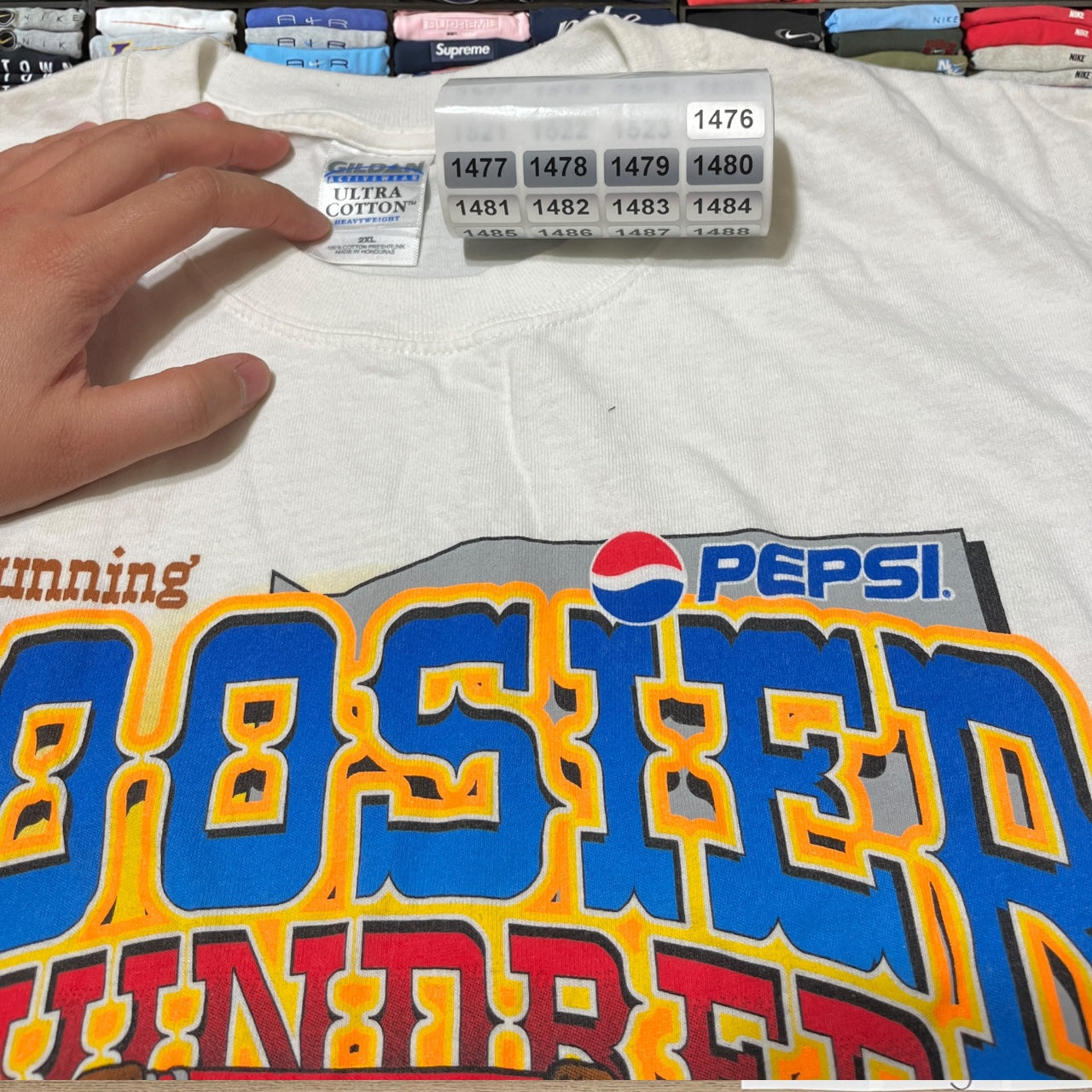 y2k hoosier car shirt (xxl)