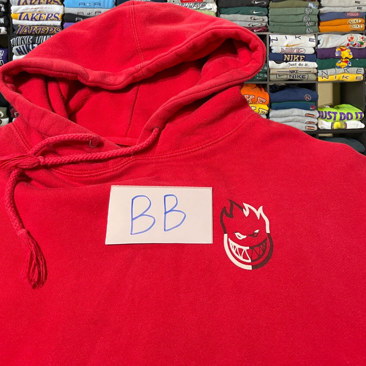 Red Spitfire skater hoodie