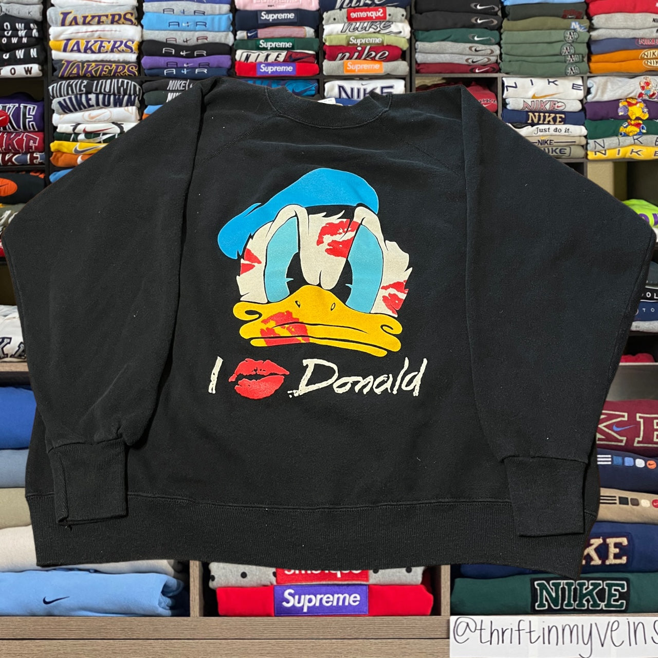 90s rare Donald Duck sweater