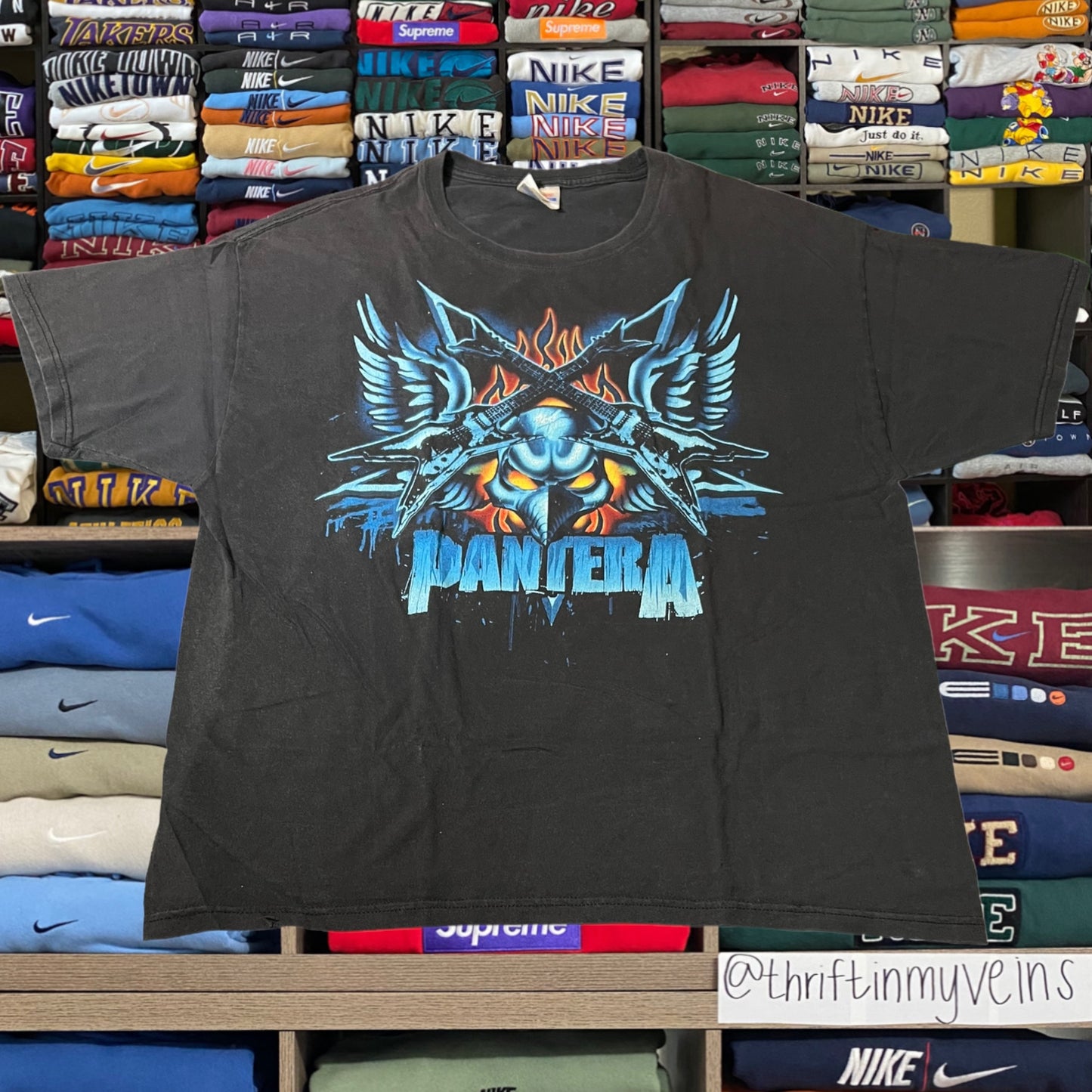 Y2K pantera band tee
