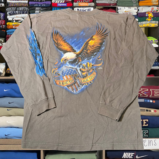 90s USA America biker eagle shirt