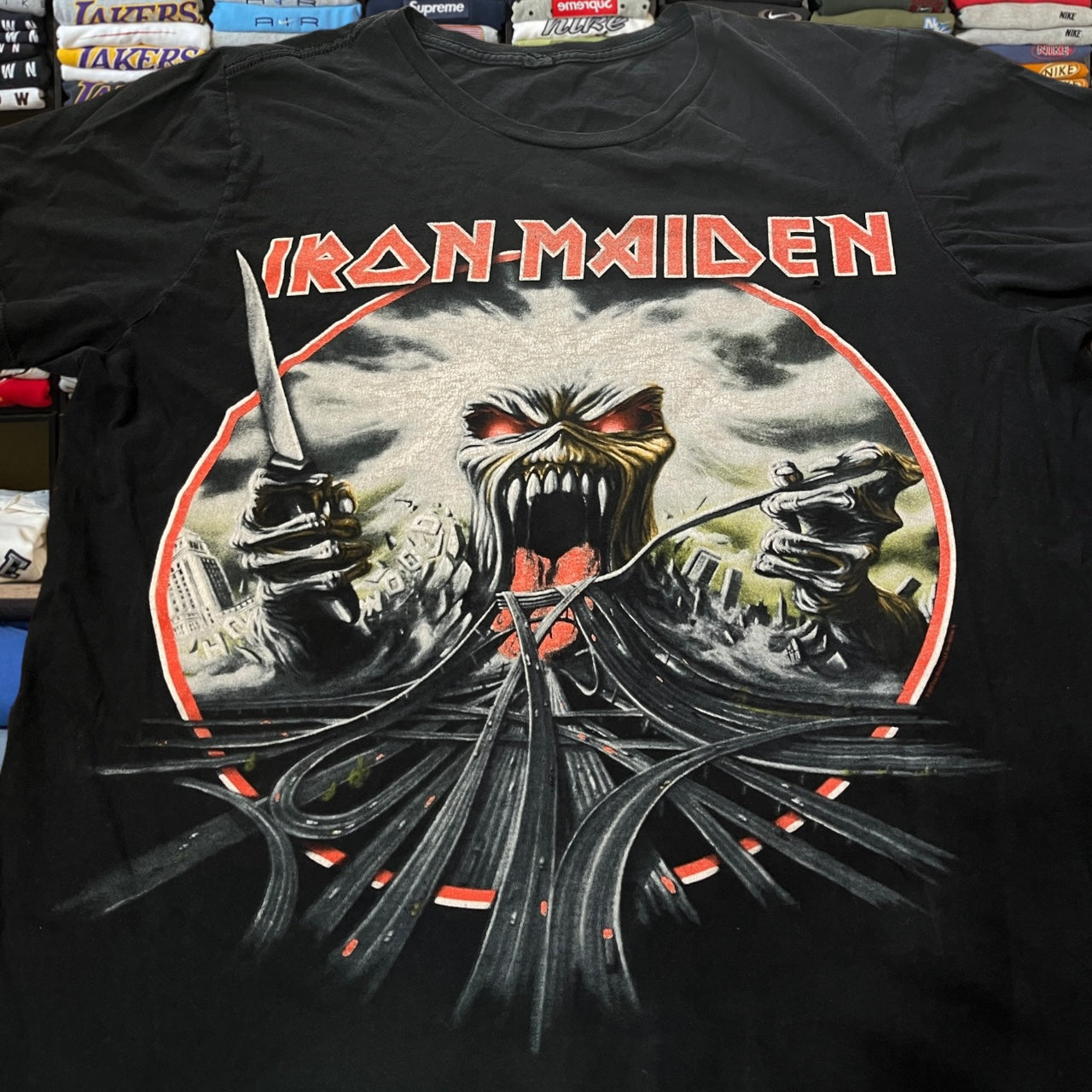 Vintage iron maiden shirt