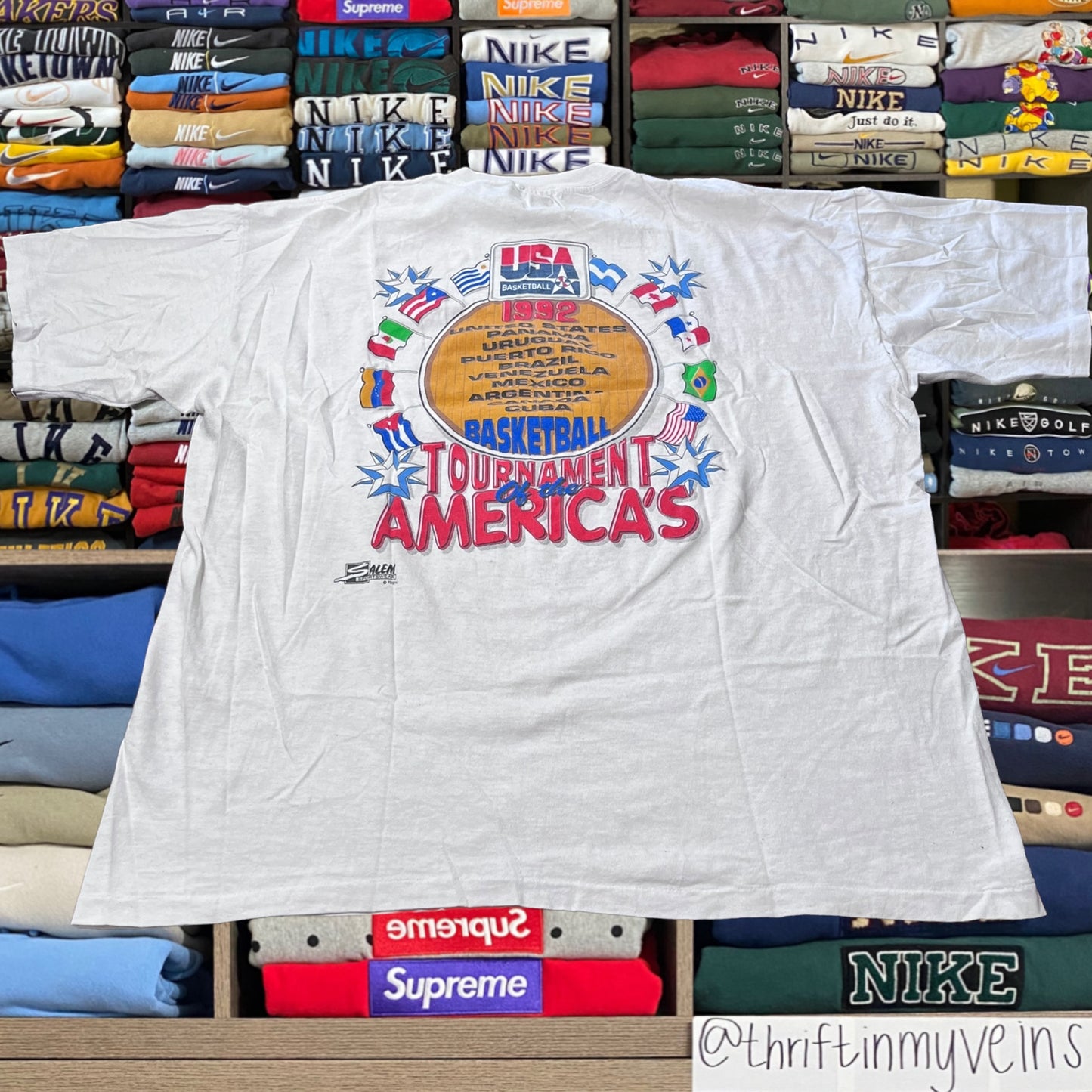 1992 dream tea USA shirt (xxl)