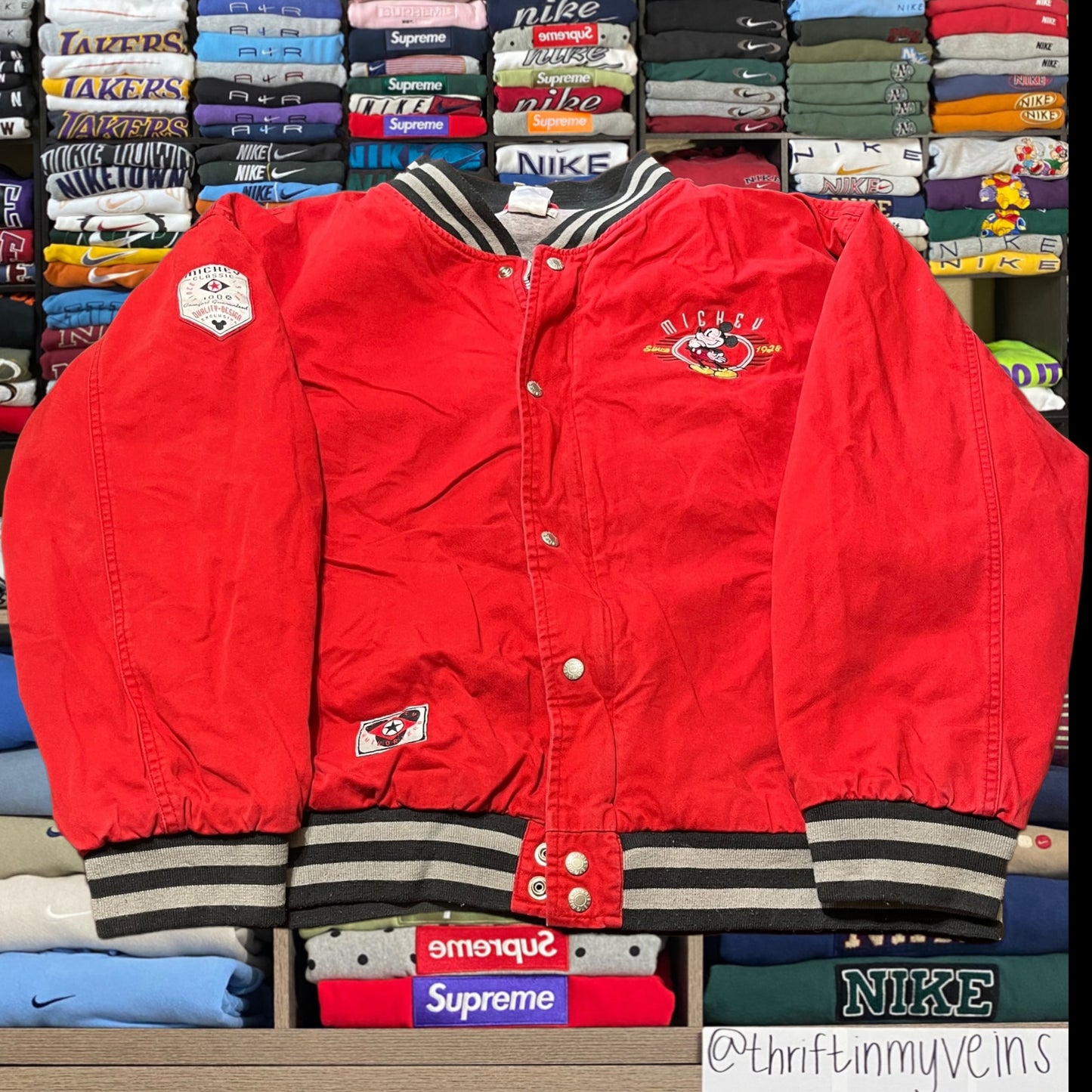 90s Mickey Mouse varsity jacket (xlarge)