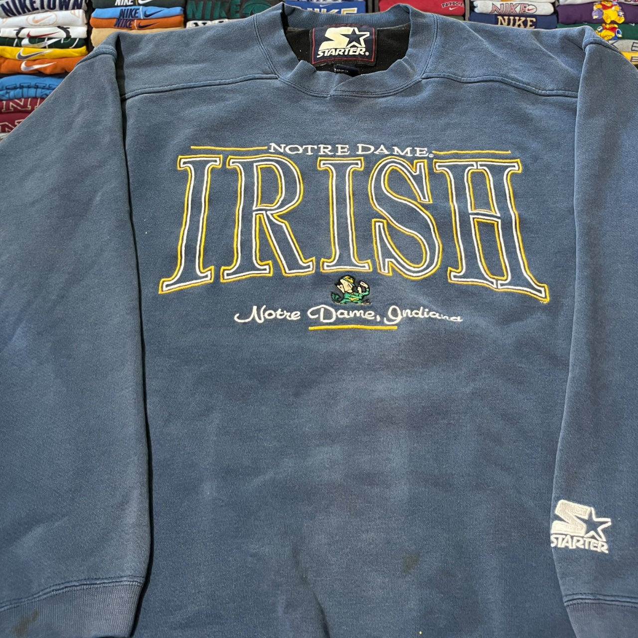90s note dame fighting Irish sweater