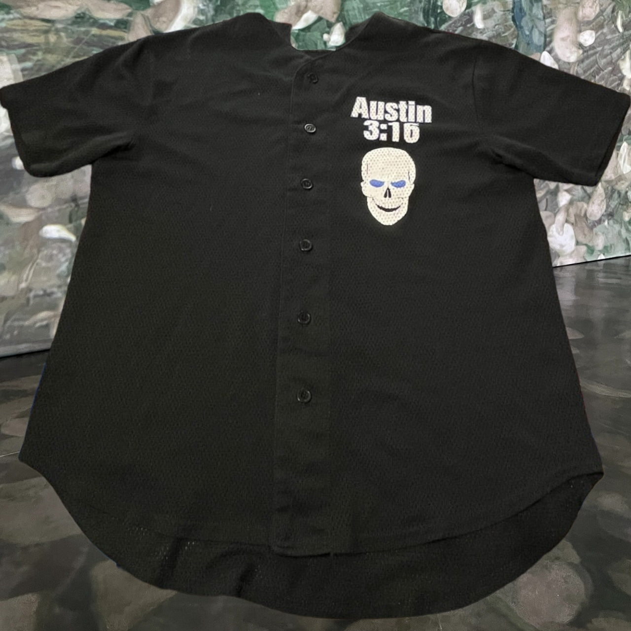 90s Austin 3:16 stone cold wwe button up