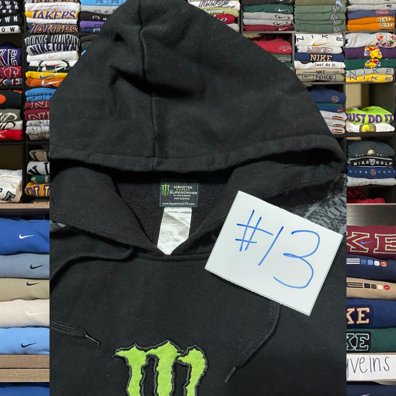 Monster energy drink skater sweater (medium)
