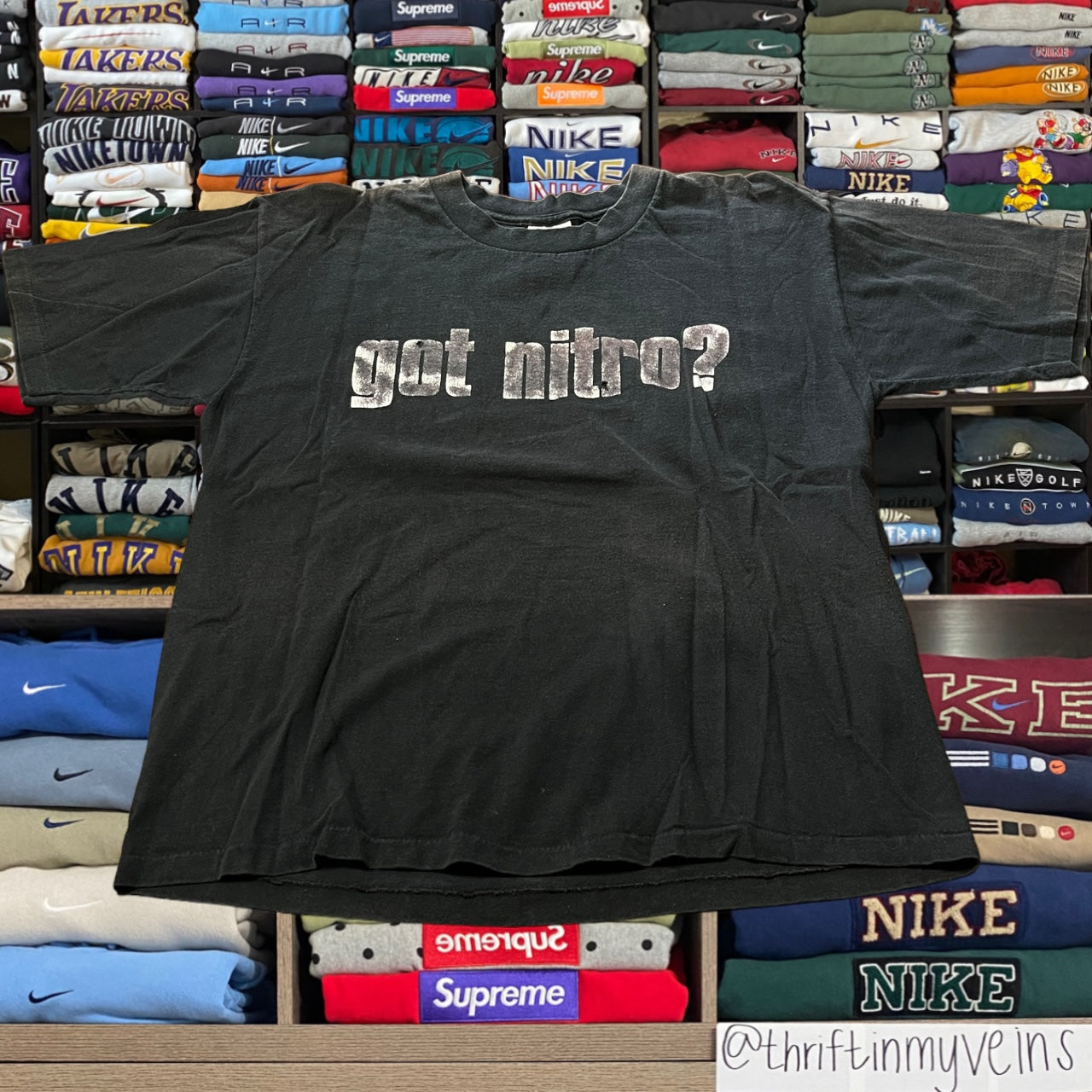 Vintage 90s got nitro biker shirt