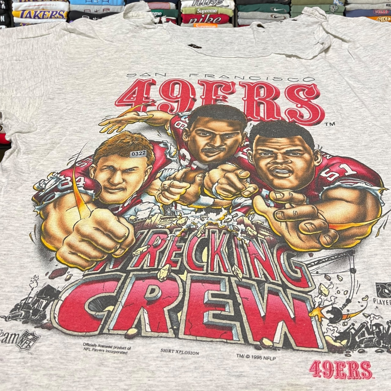 1993 49ers nfl football Salem shirt (xlarge)