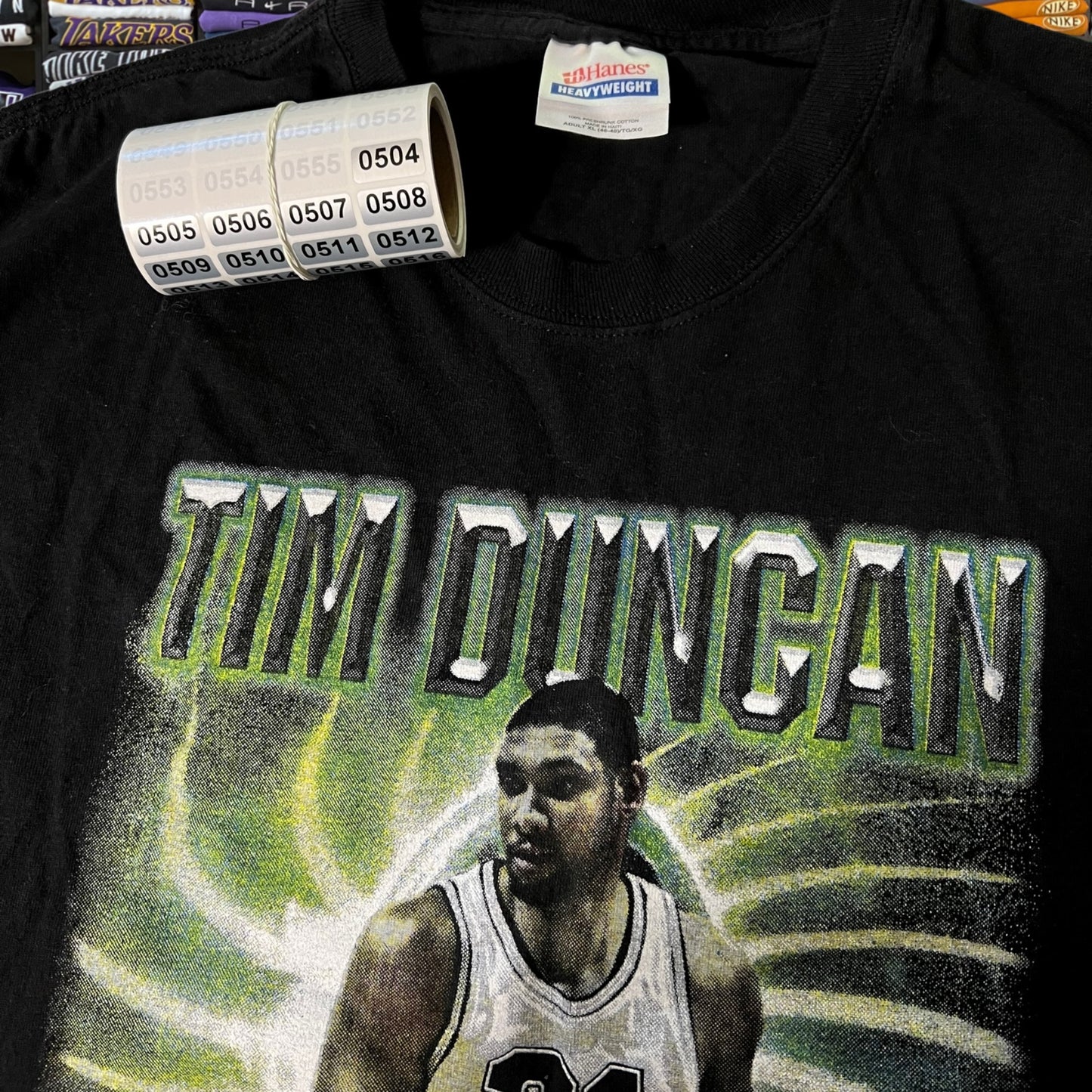 Y2k 2003 spurs Tim Duncan basketball shirt