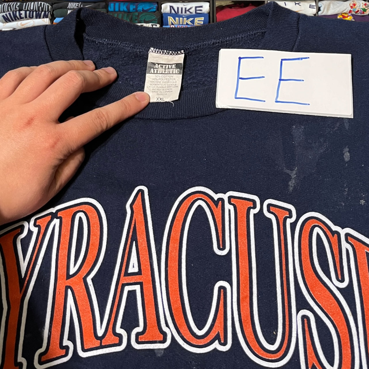 Vtg y2k Syracuse university sweater