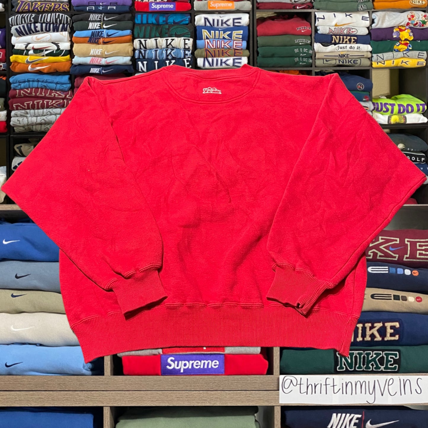 vintage 90s usa american flag sweater