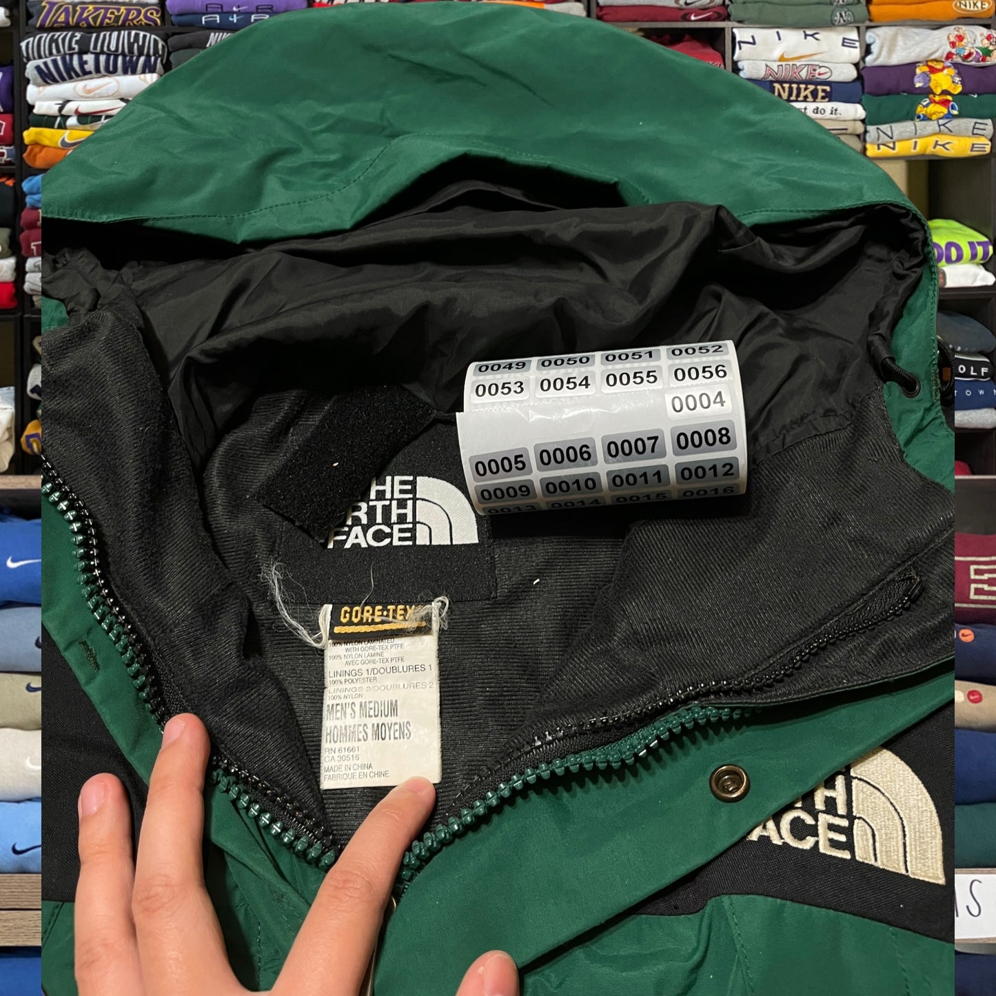vintage 90s the north face gore tex jacket