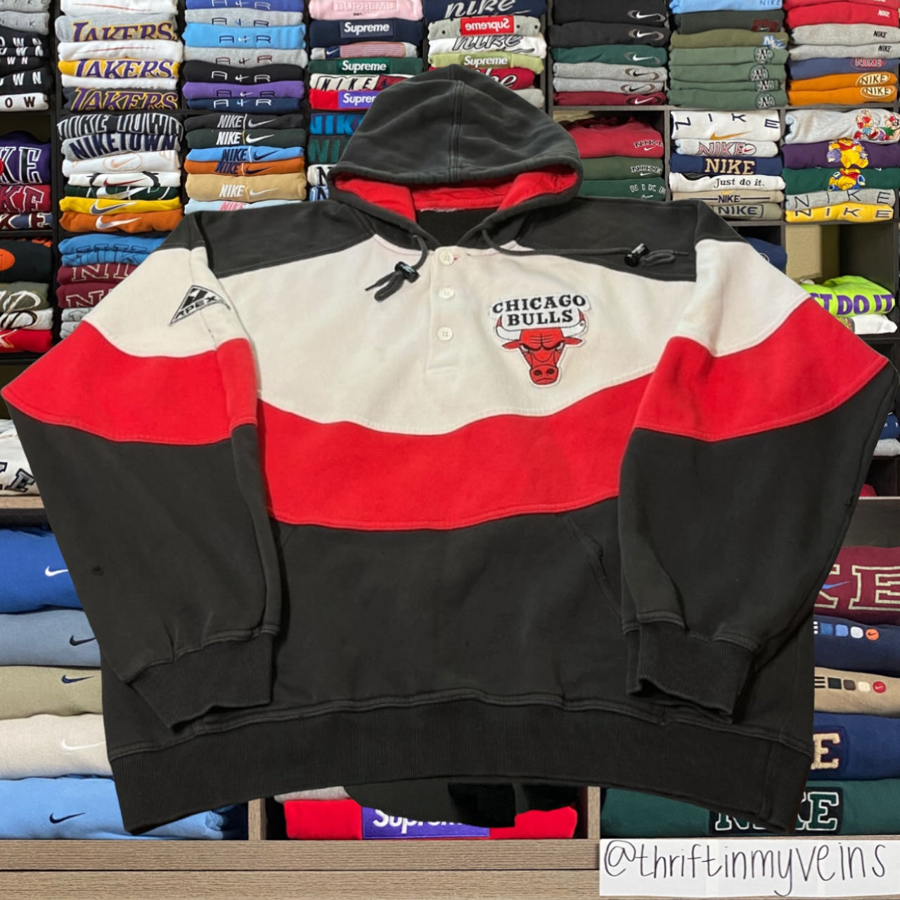 90s Apex Chicago bulls nba basketball all hoodie